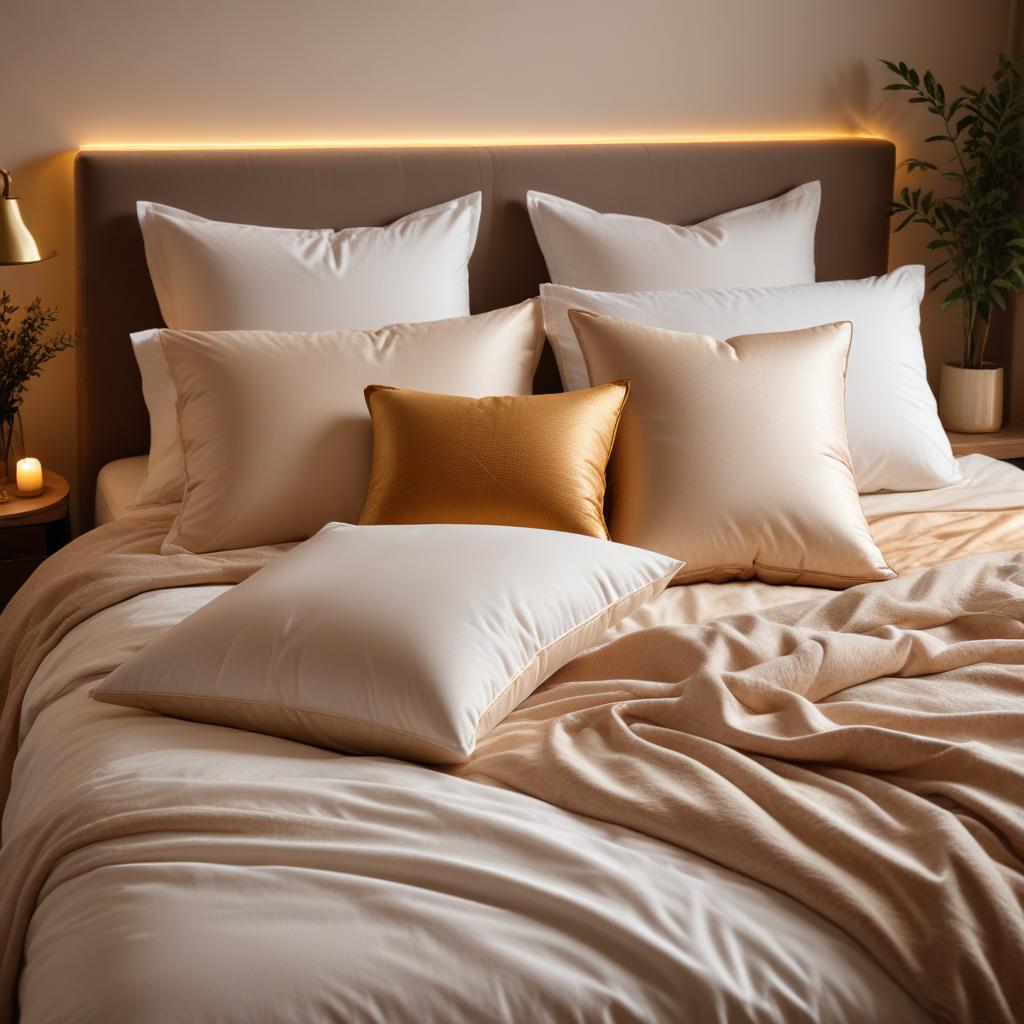 как выбрать гипоаллергенную подушку в интерьере спальни &mdash; M&uuml;hldorfer