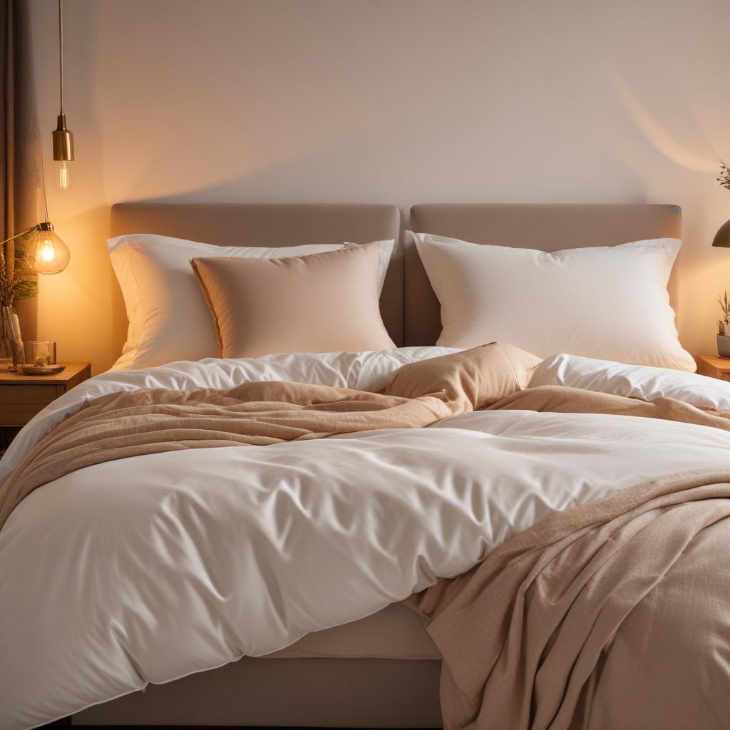 какие бывают размеры подушек в интерьере спальни — Mühldorfer