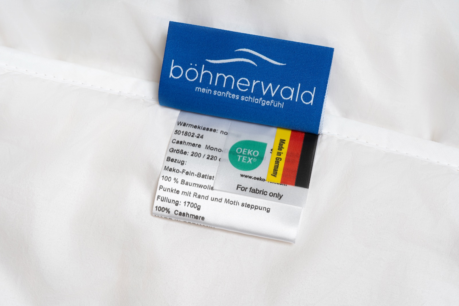 Одеяло кашемировое всесезонное Cashmere Mono Böhmerwald by Mühldorfer